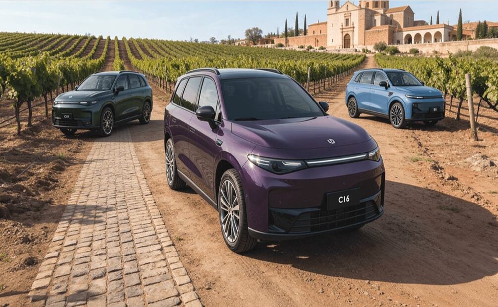 Los primeros tres vehículos que se comercializarán en México en 2026 son:
Leapmotor B10, Leapmotor C10 y  el Leapmotor C16. Foto: Cortesia