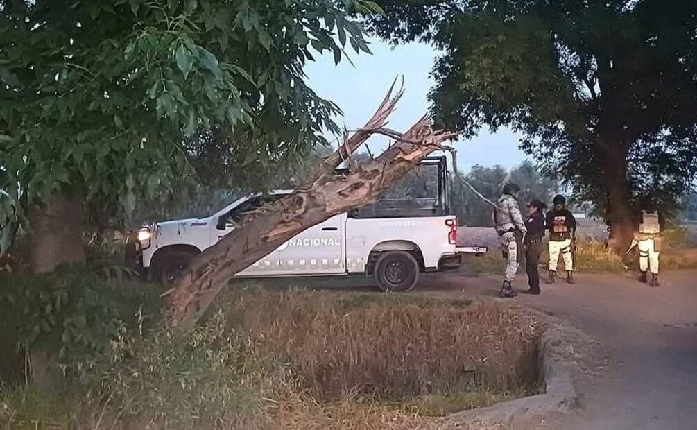 La Guardia Nacional aseguró en Nativitas, Tlaxcala, un camión cisterna presuntamente usado para huachicoleo (25/03/2025). Foto: Especial