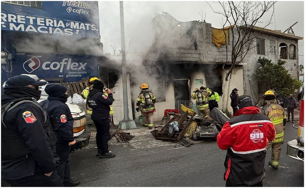 Las autoridades encontraron el cuerpo de una persona fallecida por intoxicación en una vivienda en Nuevo León (21/01/2025). Foto: Especial