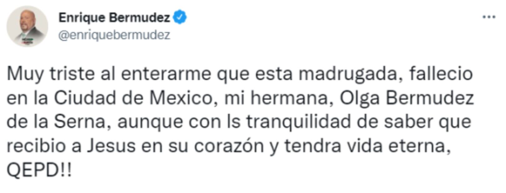 Enrique 'Perro' Bermúdez se encuentra de luto; murió un familiar muy cercano