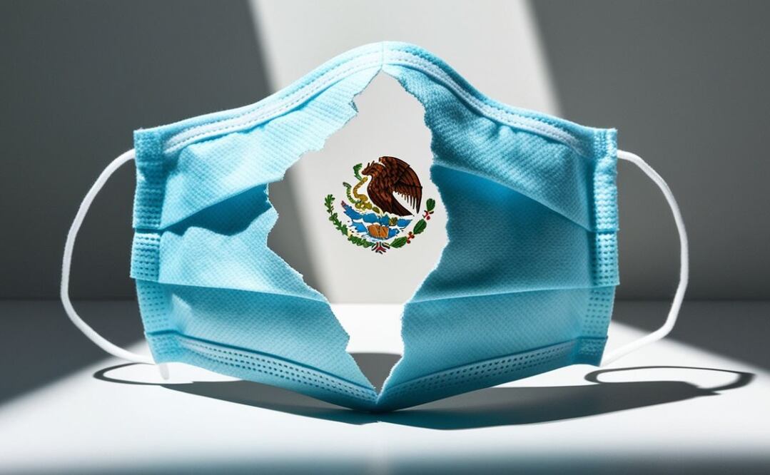 EL UNIVERSAL realizó un recuento de los 10 acontecimientos más importantes de la crisis sanitaria que impactó a México. Ilustración: Generada con Inteligencia Artificial