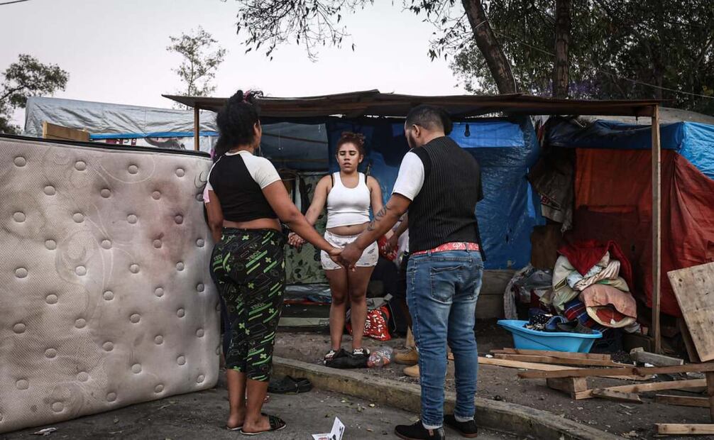 Ciertos migrantes se rehúsan a irse a albergues (12/03/2025) Foto: Gabriel Pano/El Universal