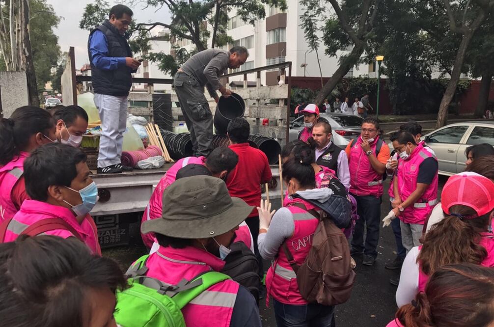 En los operativos participan diversas dependencias como son las secretarías de Protección Civil, SEDESO, Salud y SSP; además del Sistema de Aguas y el Heroico Cuerpo de Bomberos. Foto: Cortesía Sedeso