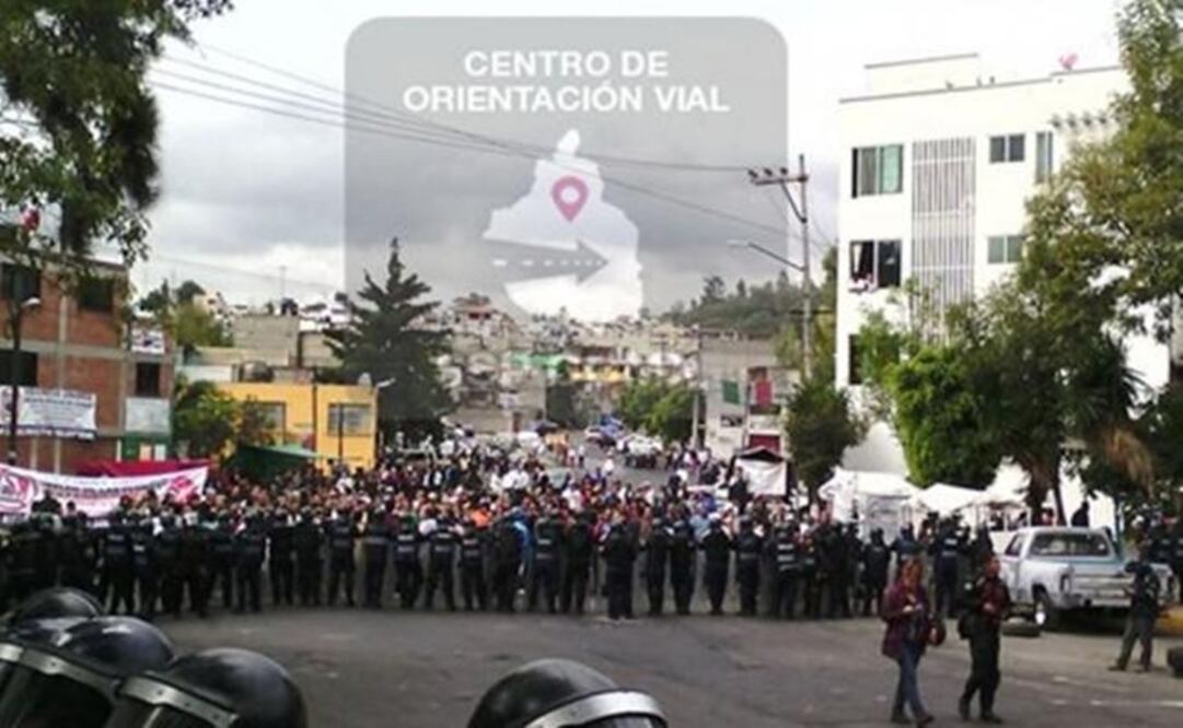 The blockade is held in the Alvaro Obregón district. (Photo: SPECIAL)