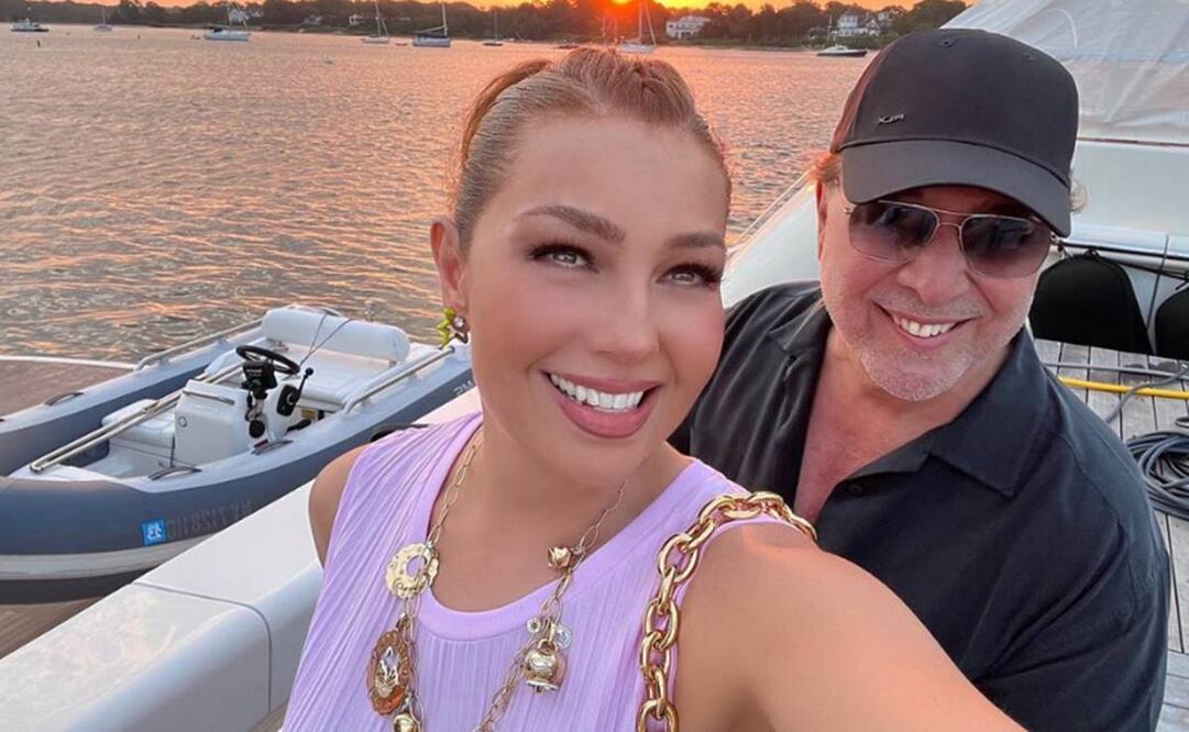 Thalía y Tommy Mottola estarían atravesando una crisis. Instagram Thalía. 
