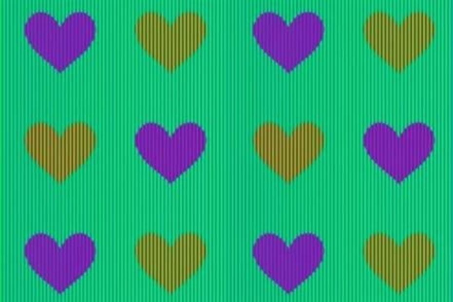 Reto Viral. ¿De qué color son los corazones?