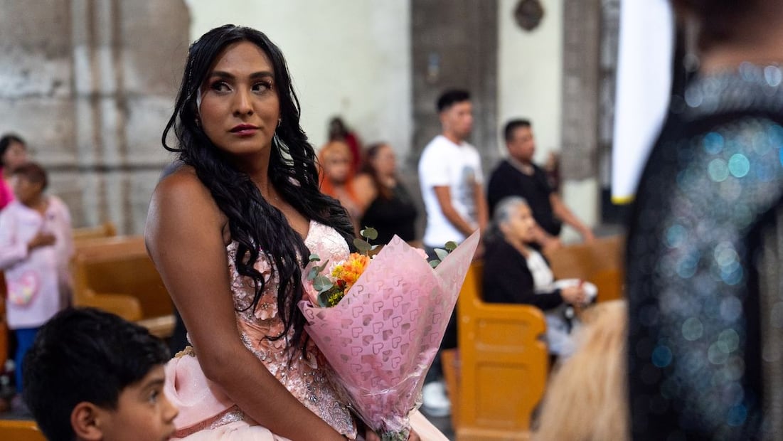 Gabrielle, una de las quinceañeras más jóvenes. Crédito: Eduardo Campos