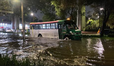 Lluvias provocan caída de árboles y cortos circuitos en CDMX; bomberos atienden 65 encharcamientos