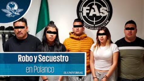 Cae banda por robo y secuestro exprés; operaba afuera de bar en Polanco