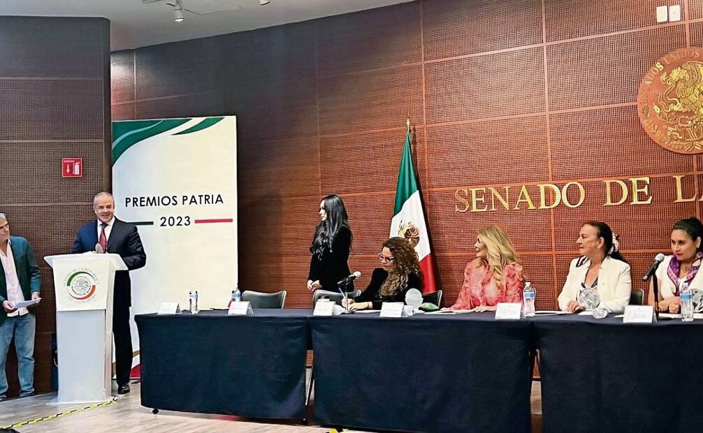 Raúl Rocha fue condecorado en el Senado de la República por su supuesto apoyo en la protección de los derechos humanos. Foto: Especial