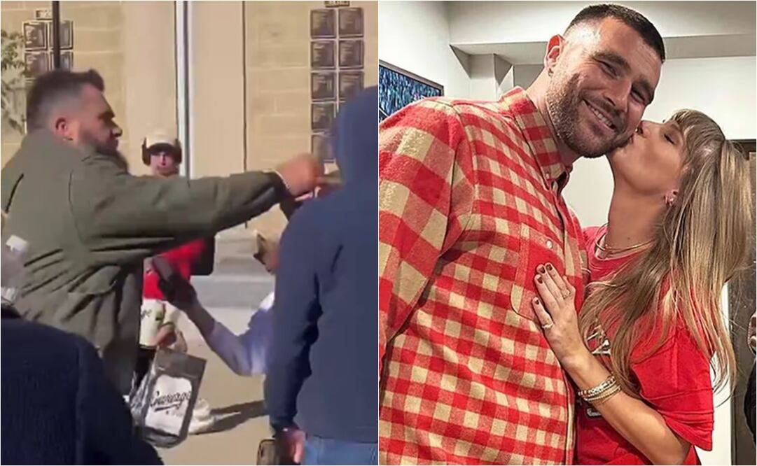 FOTO: ESPECIAL - Jason Kelce explota y rompe celular de aficionado tras ataque a su hermano y Taylor Swift