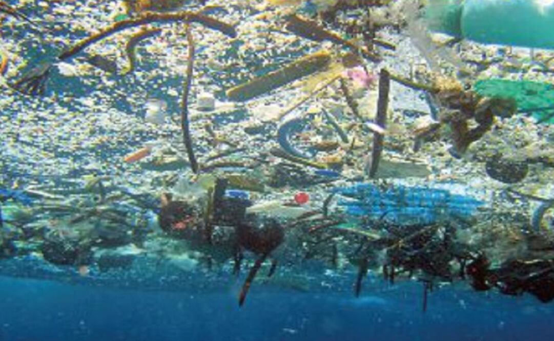Casi 270 mil toneladas de residuos plásticos se hallan actualmente en los océanos de todo el planeta. FOTO: Especial.