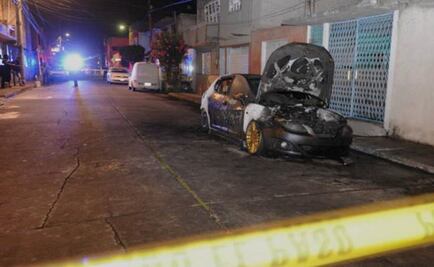 Decapitan y calcinan a dos en auto en Ecatepec