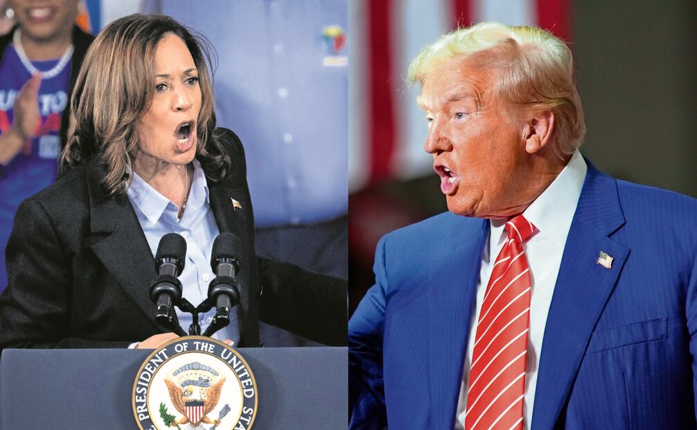 La vicepresidenta Kamala Harris, candidata presidencial demócrata, durante un mitin en Northwestern High School en Detroit, Michigan, el 2 de septiembre pasado. Foto: AFP
El expresidente Donald Trump, aspirante republicano a la Casa Blanca, en una concentración en Johnstown, Pennsylvania, el 30 de agosto pasado. Foto: Alex Brandon / AP