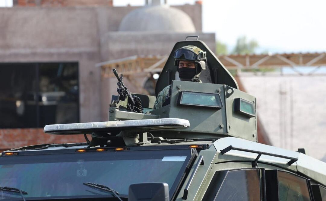 Ejército abate a tres elementos de un grupo armado y detiene a cuatro en Michoacán (01/10/2025). Foto: Especial