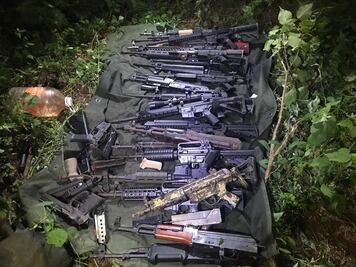 Ejército asegura armas de alto poder en Sinaloa