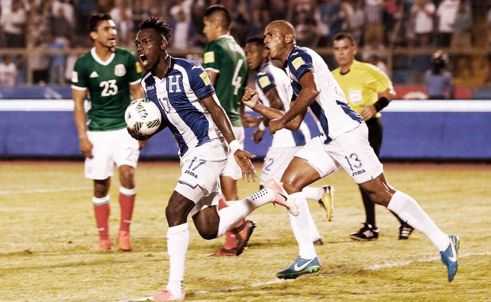 Encuentro Honduras vs. México durante la Copa Oro 2017, en Honduras. Foto: Moisés Castillo/AP.