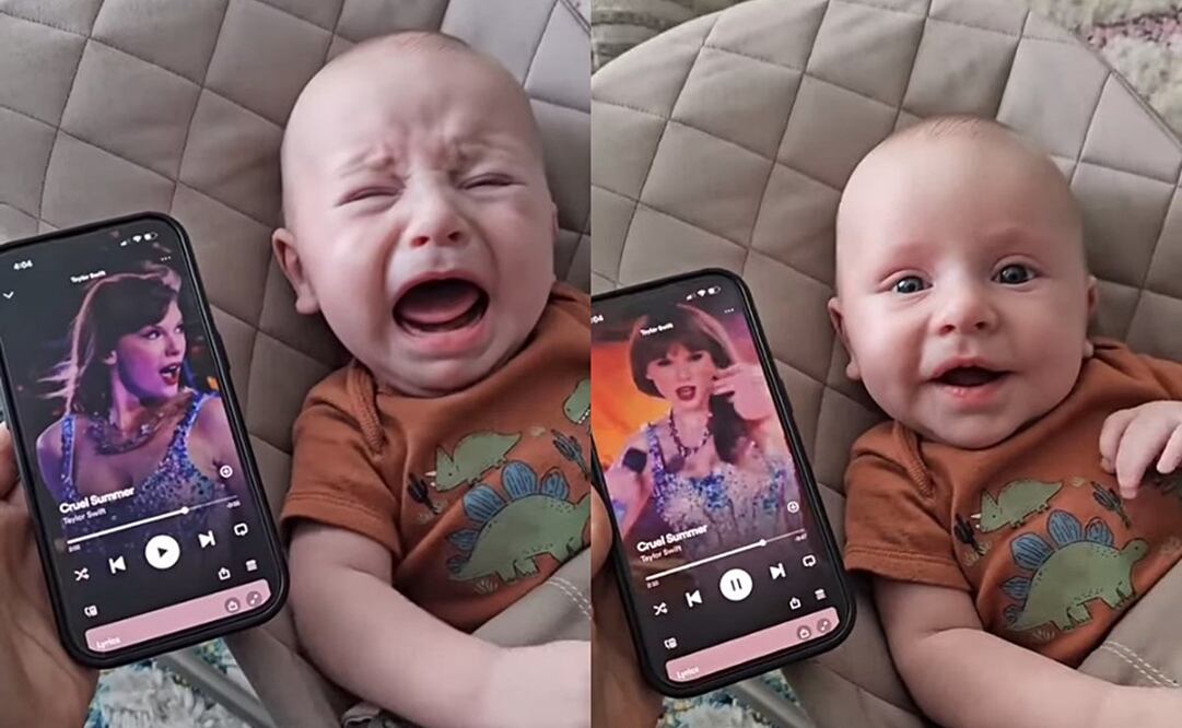 Taylor Swift resultó del agrado del bebé. Foto: Instagram