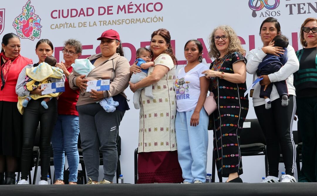 Brugada entrega más de 22 mil apoyos “Desde la Cuna”; busca que el programa sea universal en 2026. Foto: Especial