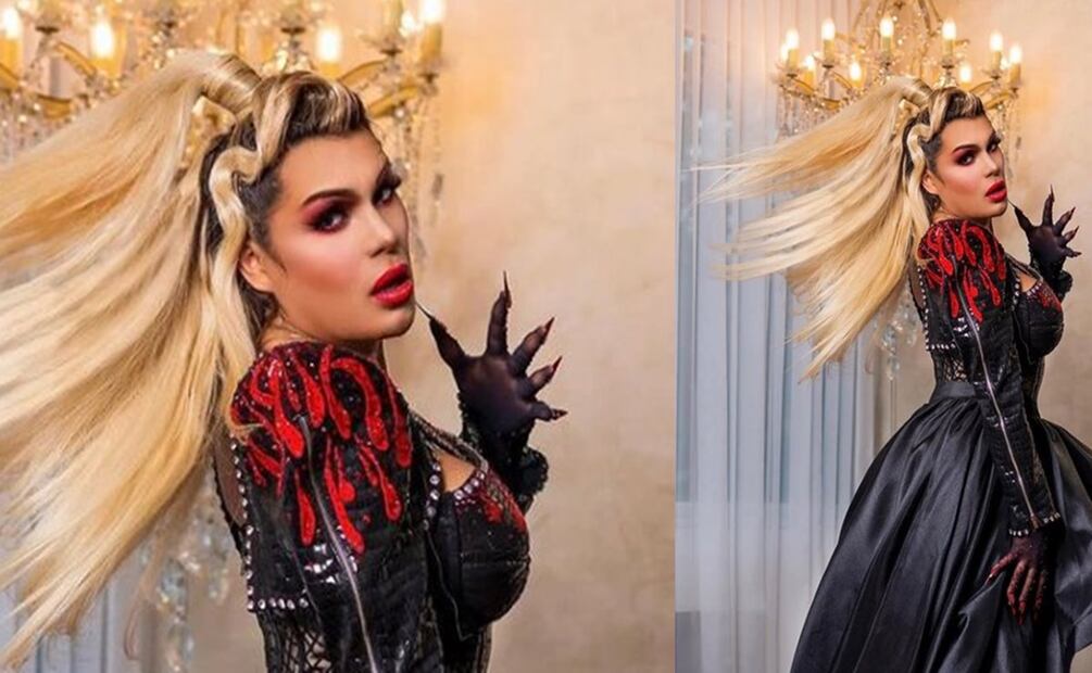 Así luce en redes sociales la chica en llamas. Foto: Instagram
