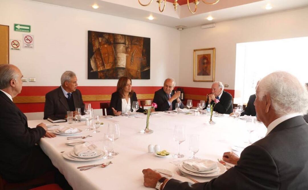 Ex gobernadores con Margarita 