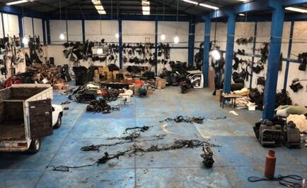 Puebla asegura más de cuatro mil autopartes y refacciones