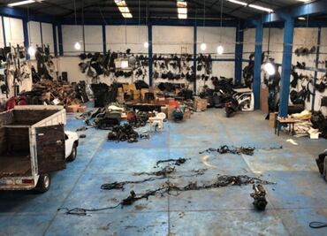 Puebla asegura más de cuatro mil autopartes y refacciones