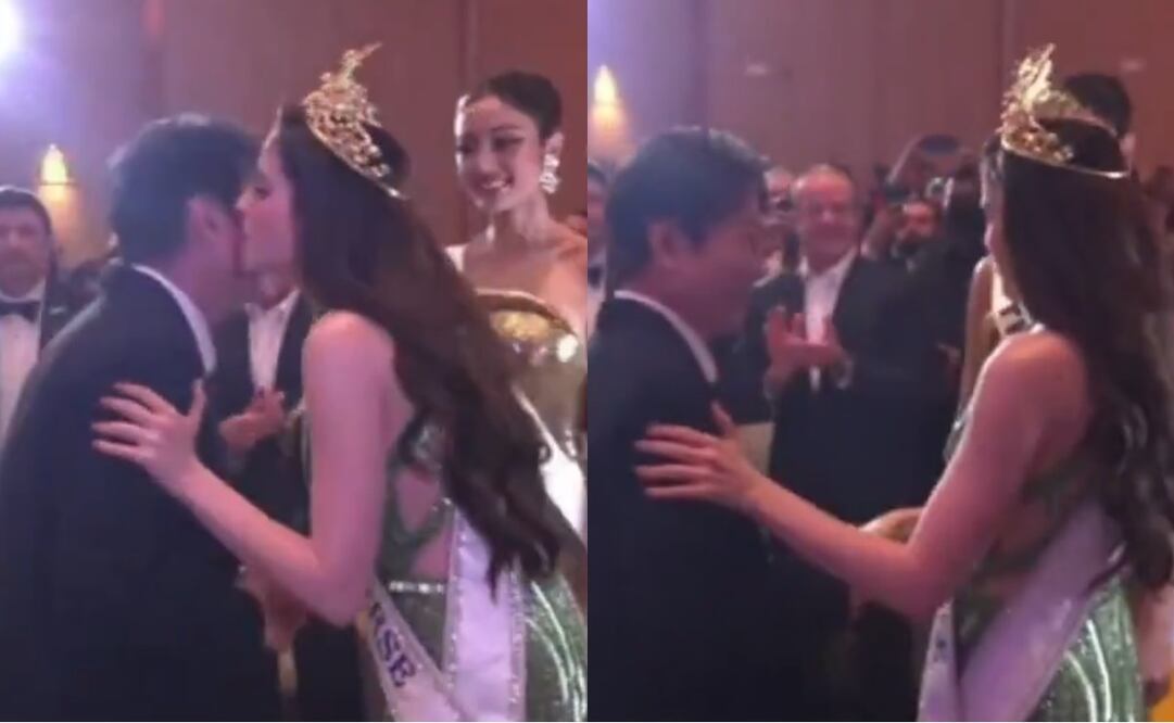 Fátima Bosch y Nawat Itsaragrisil se volvieron noticia a inicios de noviembre, luego de que tuvieran un enfrentamiento público en una actividad previo a la final de Miss Universo en Tailandia. Foto: Vía X.