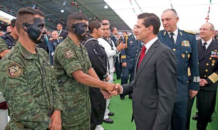 Peña destaca labor de las fuerzas armadas