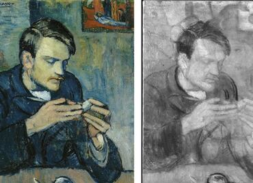 Hallan un retrato oculto de Picasso bajo una obra de sus pinturas del periodo Azul