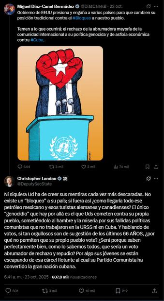 La tensión entre los políticos generó controversia en la red. Foto: Especial