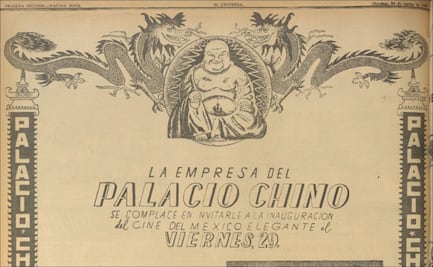 Majestuoso y elegante, así era el cine Palacio Chino que hoy está en el abandono