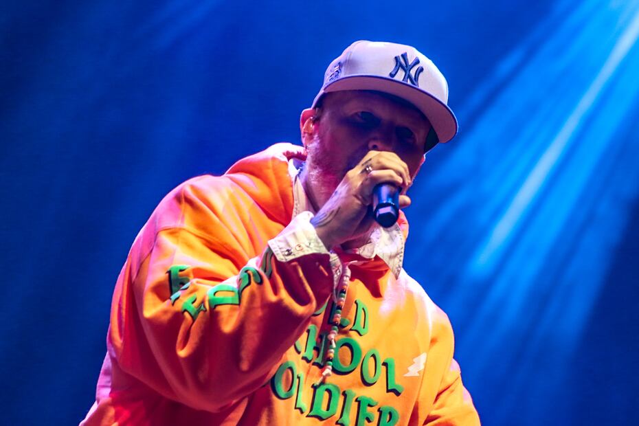El escenario de Estadio Fray Nano, improvisadamente habilitado para el festival tras el cambio de sede desde el Estadio Azteca. Foto: Marlem Suárez/ El Universal