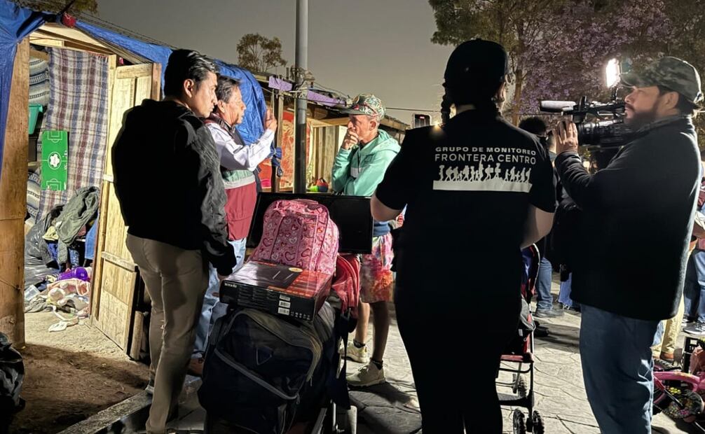 La Secretaría de Gobierno de la CDMX retiró un campamento de migrantes, que permanecía desde 2023 en avenida 100 Metros. (11/03/2025) Foto: Especial