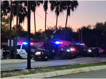 Abaten a 11 delincuentes en General Terán, Nuevo León; hay un detenido y 7 camionetas aseguradas