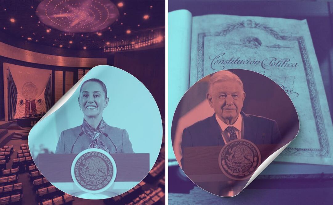 La mayoría de las reformas constitucionales de AMLO se aprobarán durante el sexenio de Sheinbaum. Foto: El Universal.
