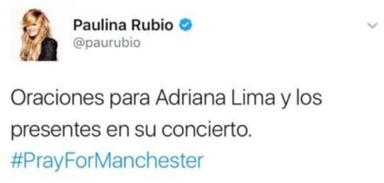 Paulina Rubio confunde a Ariana Grande y la critican