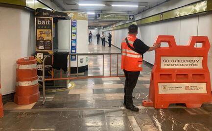 Por lluvias, vuelven a cerrar estación Potrero de L3 del Metro; estaciones de Universidad a Indios Verdes funcionan con normalidad