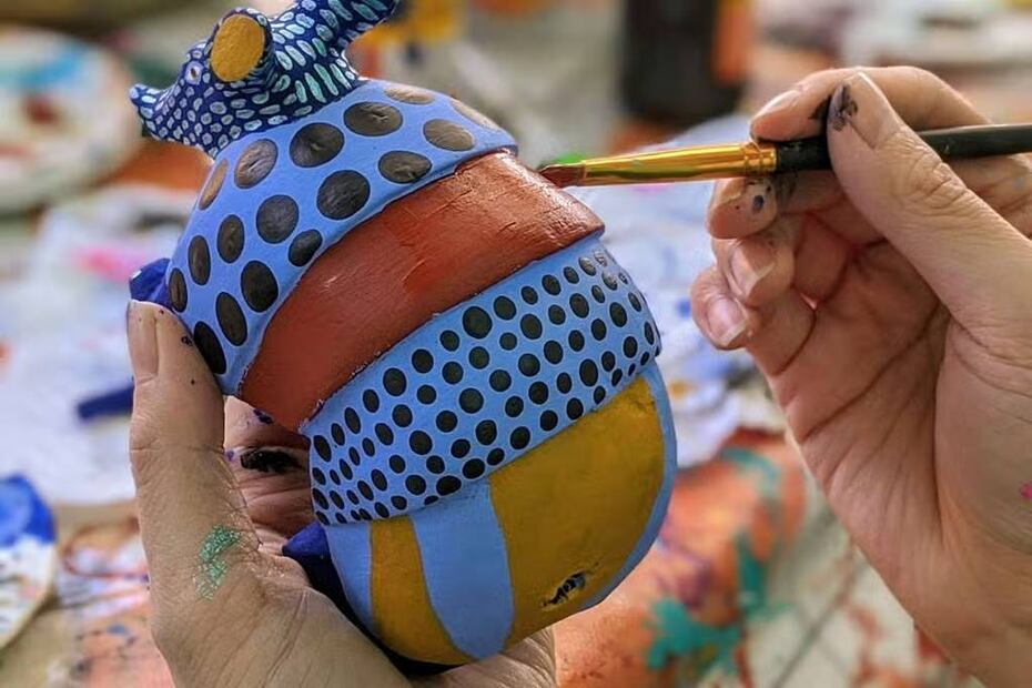 Guía paso a paso para cr4ear un alebrije. Foto: Civitatis