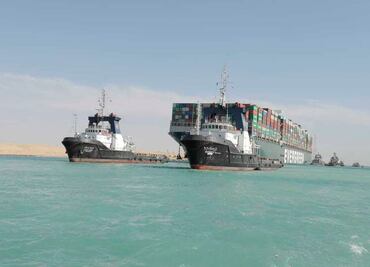El Canal de Suez alista liberación del "Ever Given" tras pasar 3 meses retenido