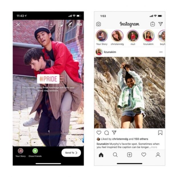 Cómo activar el arcoíris en las historias de Instagram