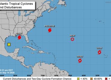 “Sally” se convierte en huracán; amenaza Mississippi y Alabama