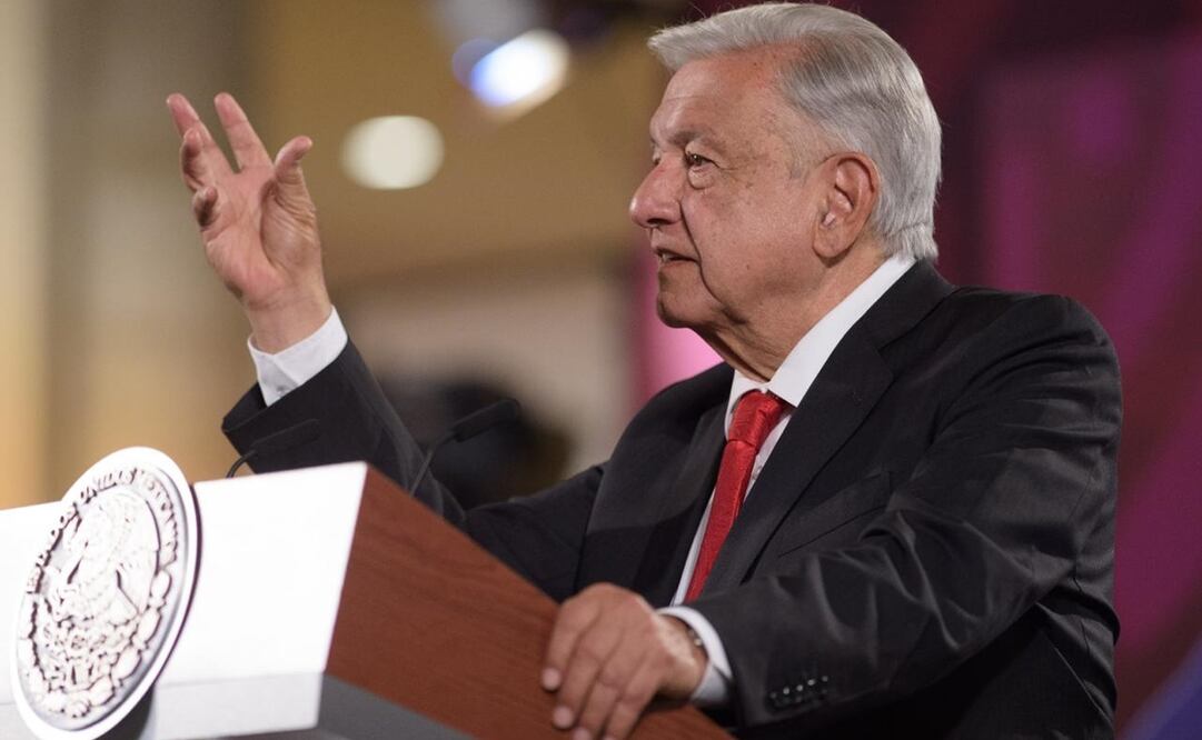 López Obrador en su mañanera del 18 de septiembre. Foto: Presidencia