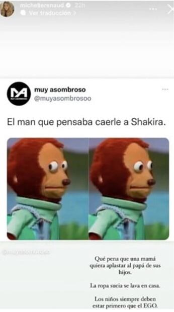 Le llueven ataques a Michelle Renaud tras criticar a Shakira por su nueva canción