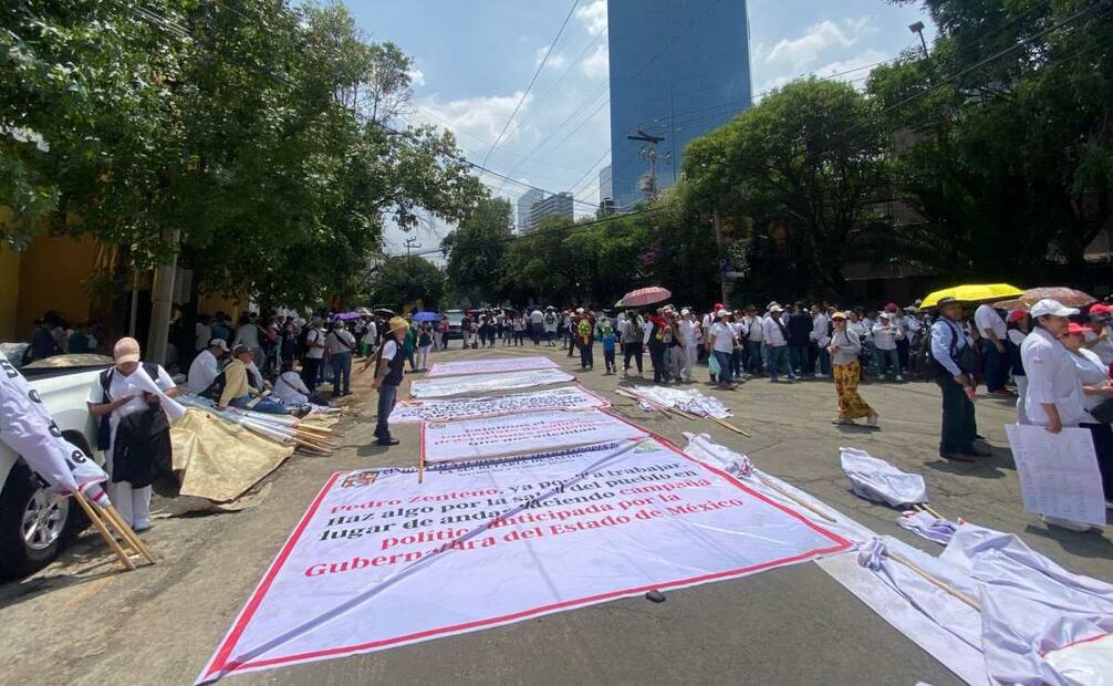 La movilización se realizó de forma pacífica y generó afectaciones viales en el sur de la capital. Foto: Especial. 