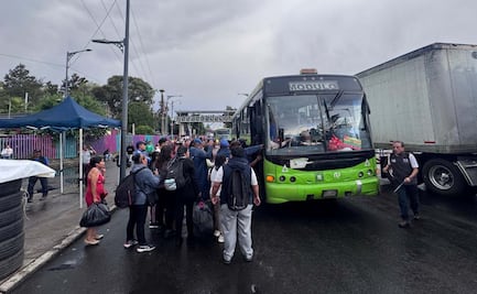 Metro CDMX activa servicio provisional en Línea A; lluvias provocan afectaciones en el oriente de la capital