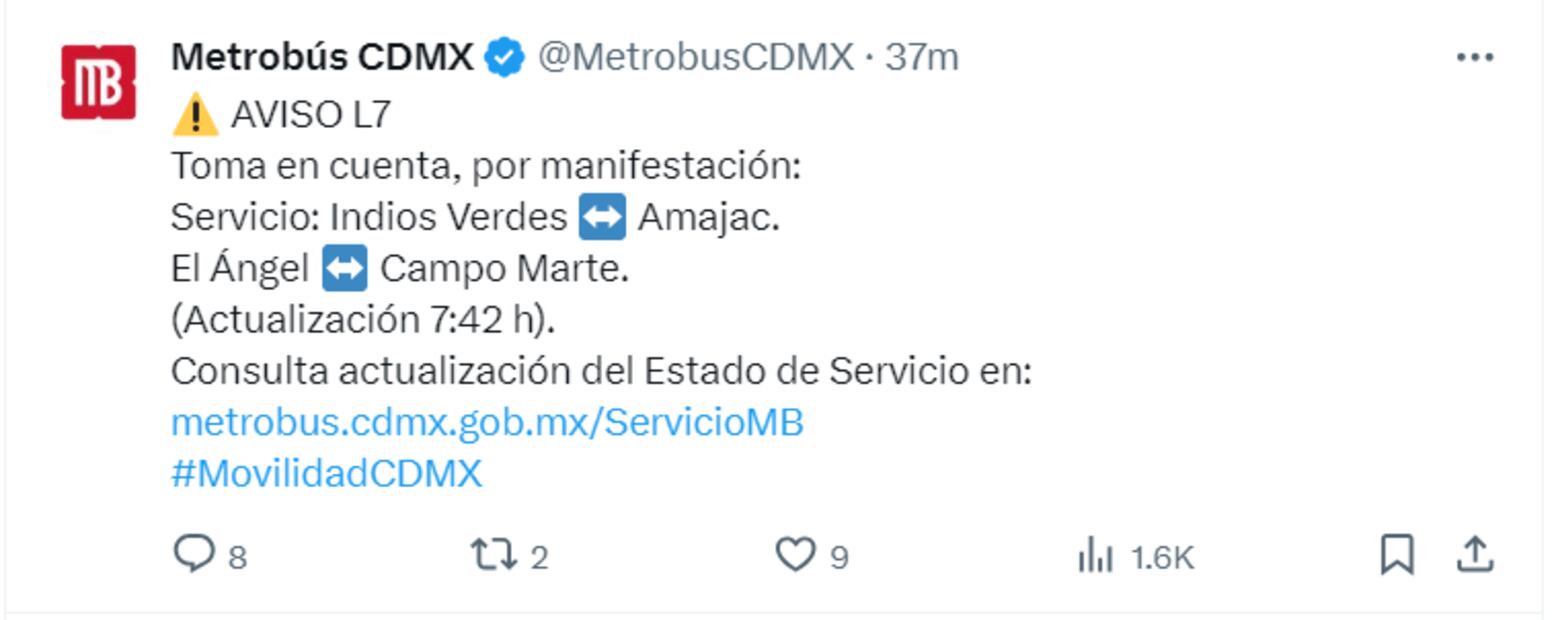 Metrobús. Trabajadores del Poder Judicial y de la Suprema Corte de Justicia de la Nación: Foto: Especial