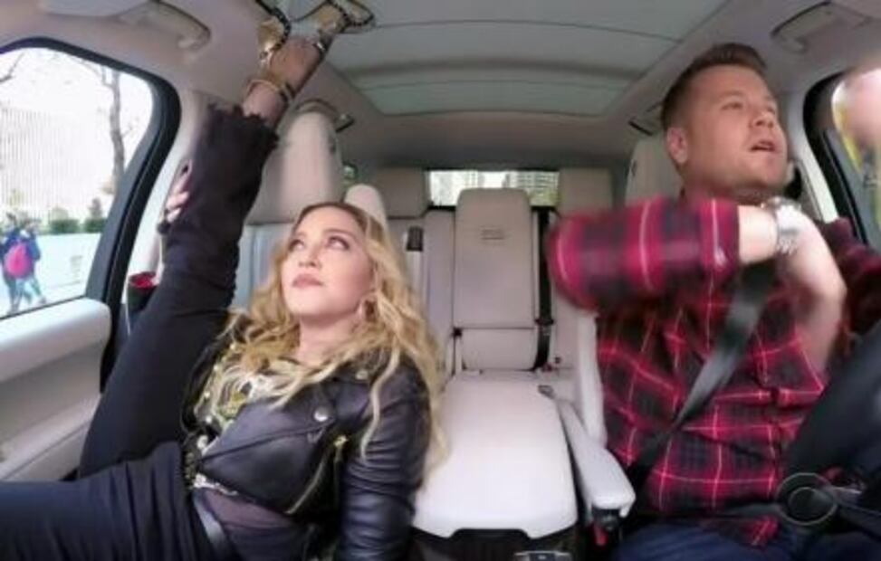 Madonna hace “twerking” en “Carpool Karaoke”