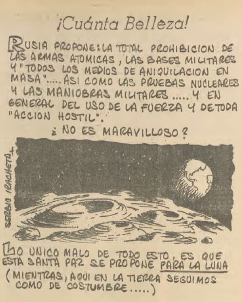 Recién el hombre pisó la Luna, la Unión Soviética pidió que el satélite no se usara con fines militares