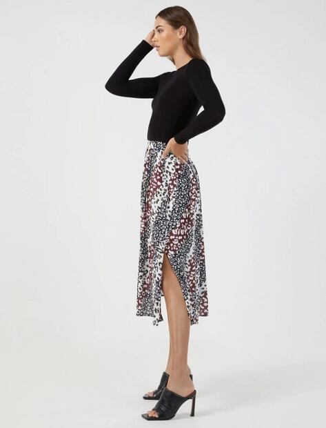 Cómo llevar la falda midi en estas fiestas